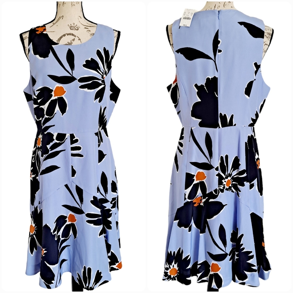 J. Crew floral print summer sleeveless cute purple cocktail wedding dress 12